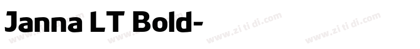 Janna LT Bold字体转换